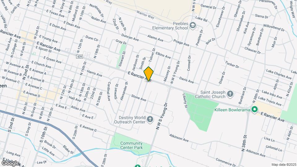 810 Crockett Dr Map and Location Details