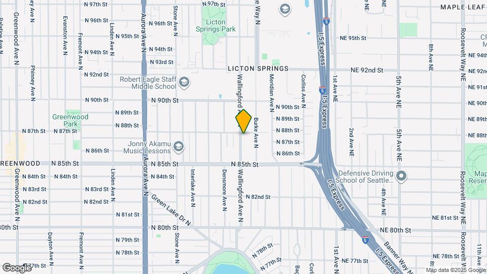 1803 N 88th St Map and Location Details