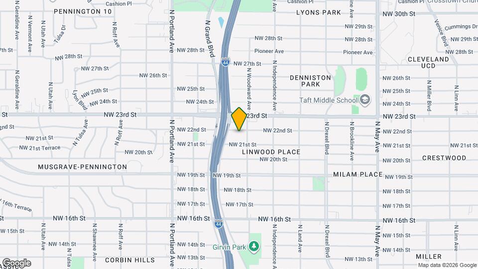 3412 NW 22nd St Map and Location Details