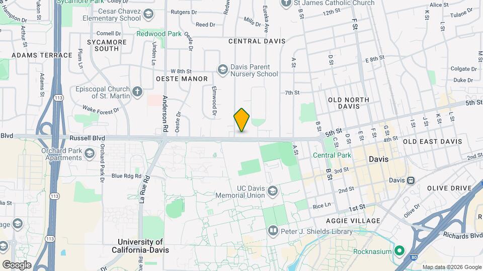 335 Russell Blvd Map and Location Details