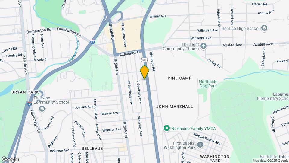 4814 Chamberlayne Ave Map and Location Details