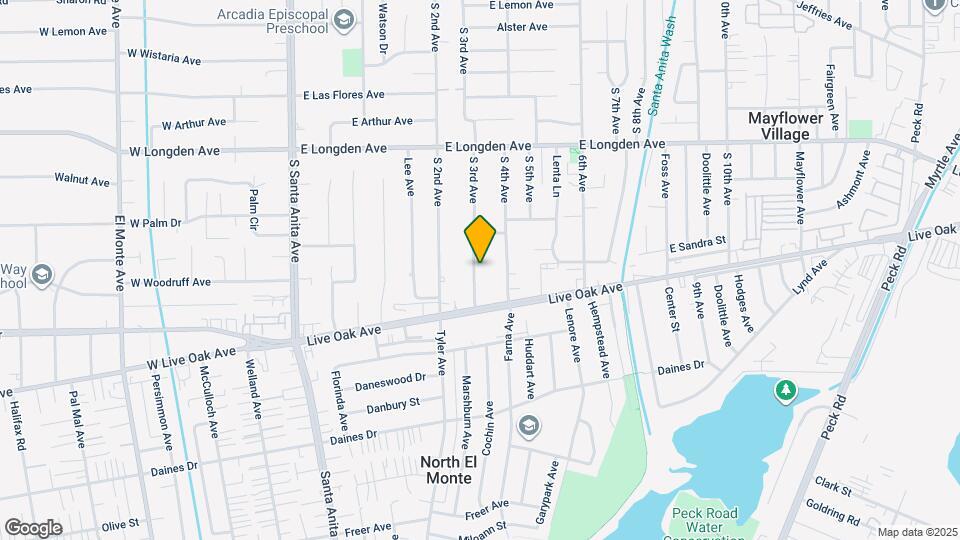 2520 S 3rd Ave Map and Location Details