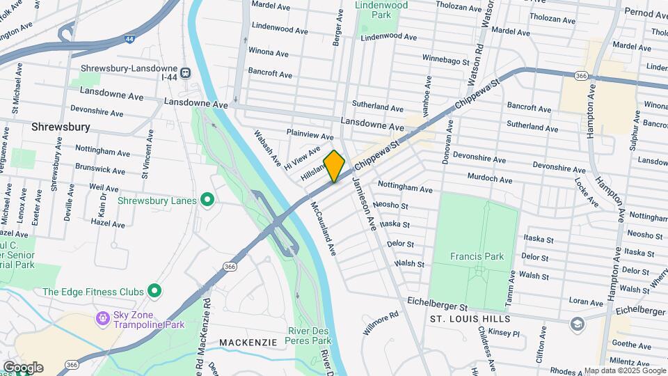6932 Chippewa St Map and Location Details