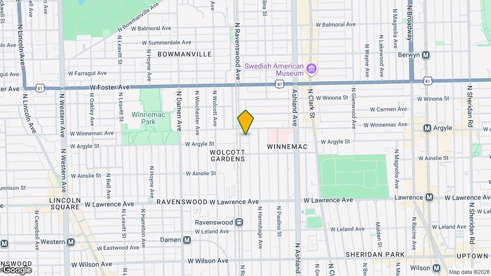 5011 N Ravenswood Ave Map and Location Details