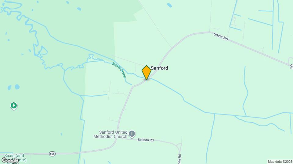 23406 Saxis Rd Map and Location Details