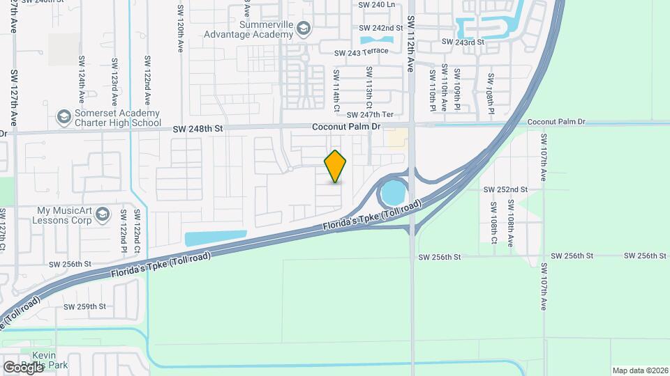 11424 SW 252nd St Map and Location Details