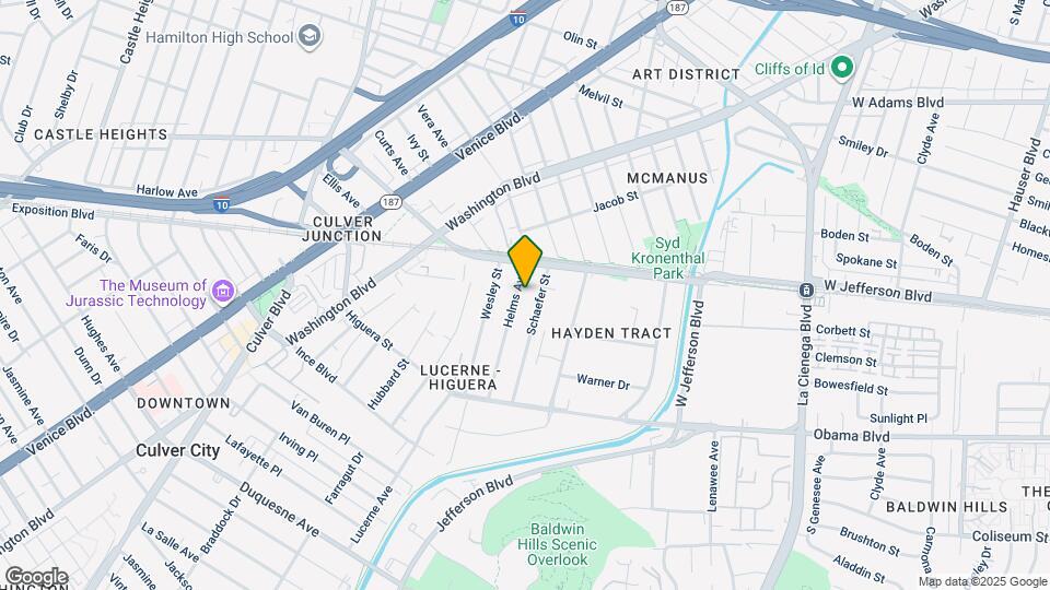 3532 Helms Ave Map and Location Details