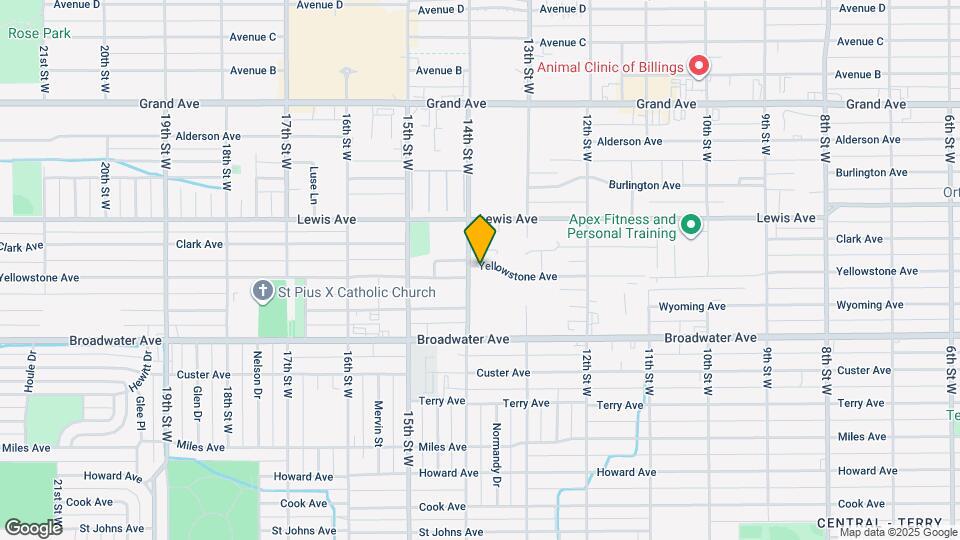 1350 Yellowstone Ave Map and Location Details