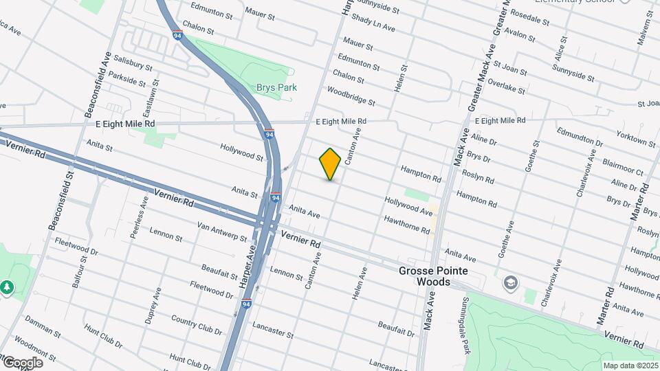 20934 Hollywood St Map and Location Details