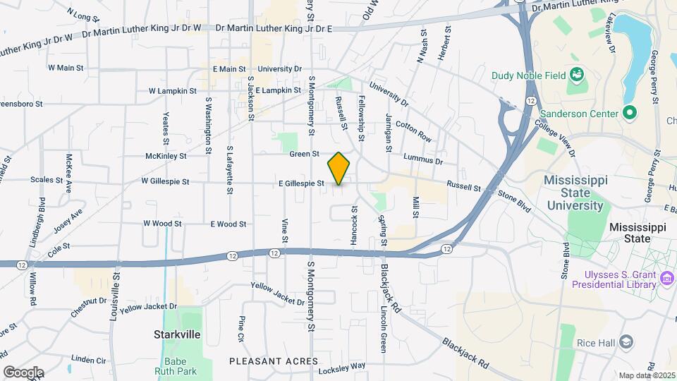 510 E Gillespie St, Unit B 9 Map and Location Details