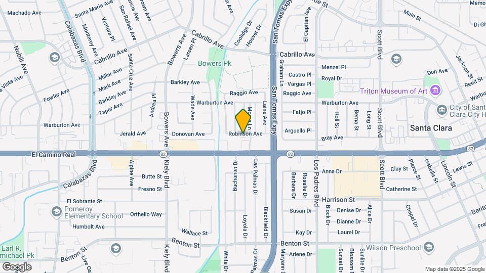 2550 Robinson Ave Map and Location Details