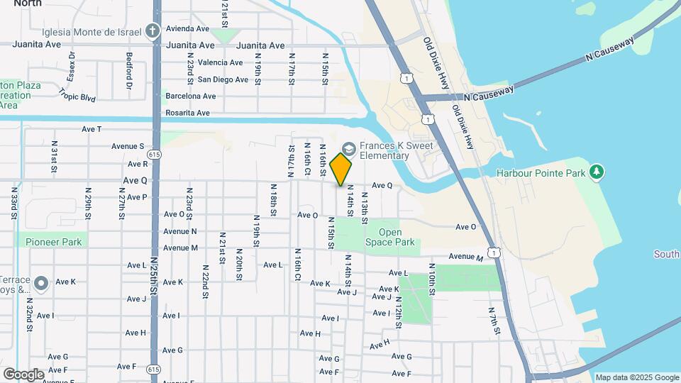 1706 N 15th St Map and Location Details
