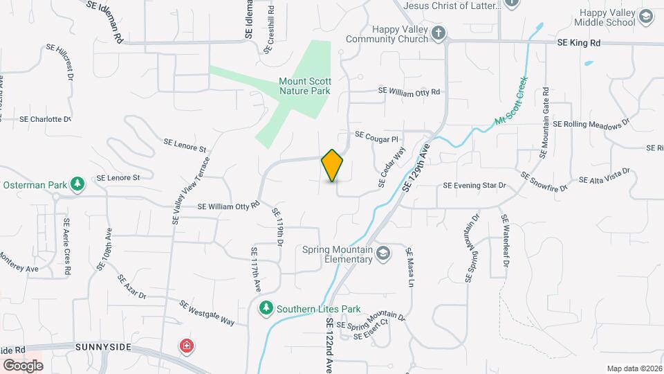 11381 SE Bethany Dr Mapa y Detalles de la Ubicación