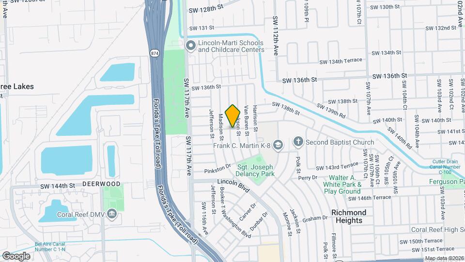 14001 Monroe St Map and Location Details