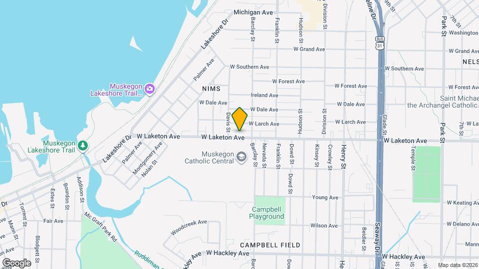 1160 W Laketon Ave Map and Location Details