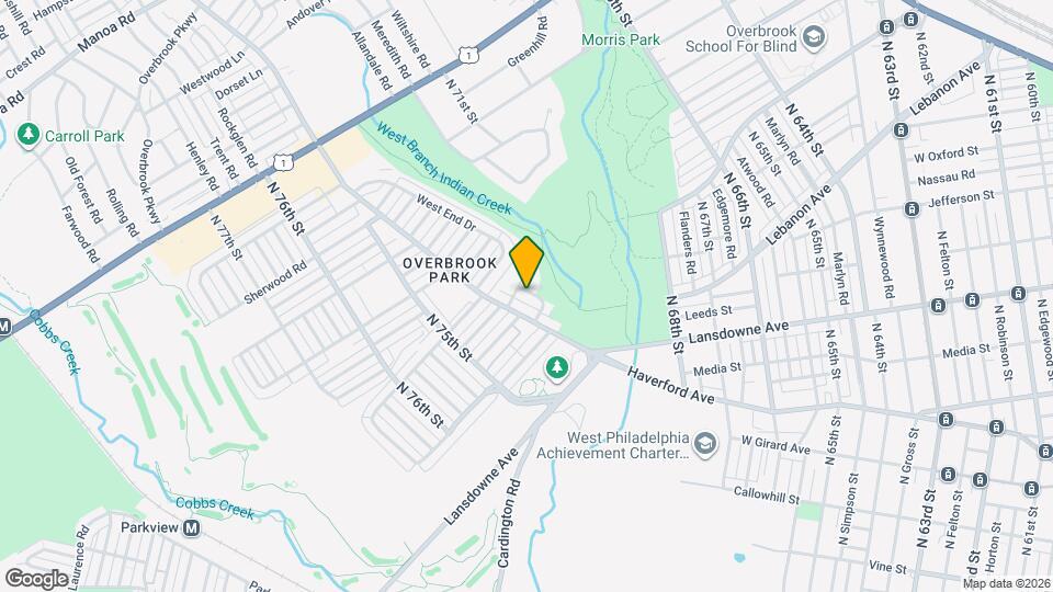 1346 Pennwood Rd Map and Location Details