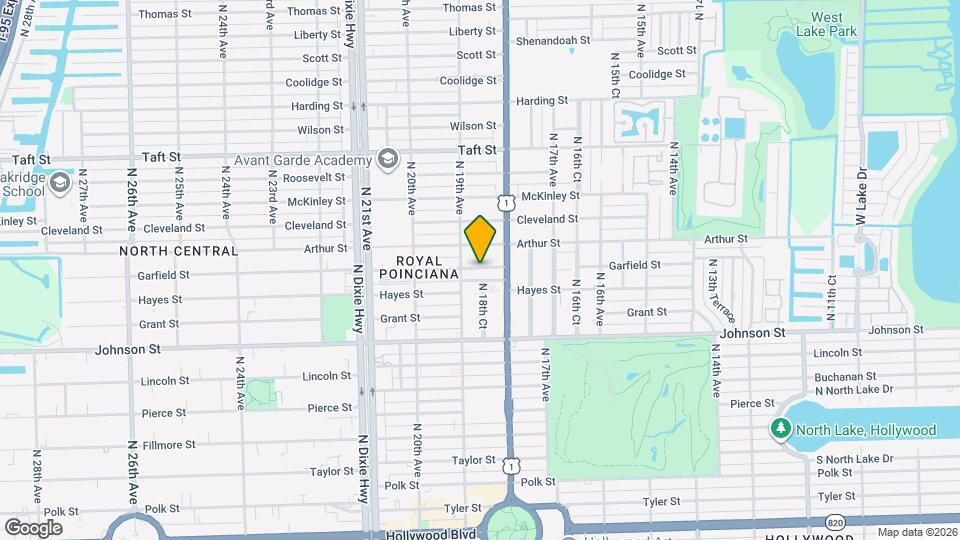 1830 Garfield St Mapa y Detalles de la Ubicación