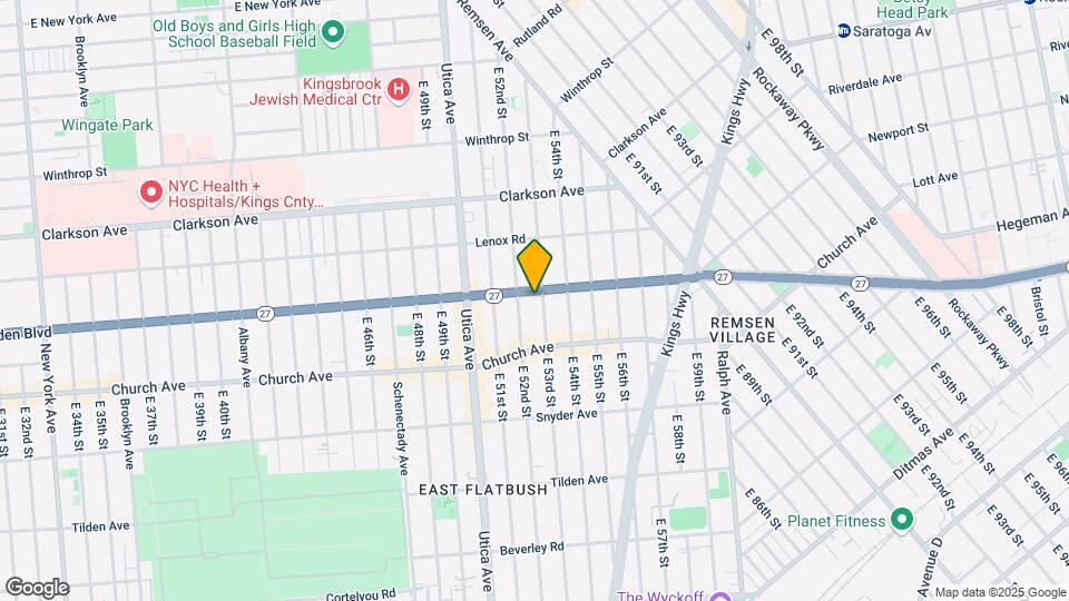 814 Linden Blvd Map and Location Details