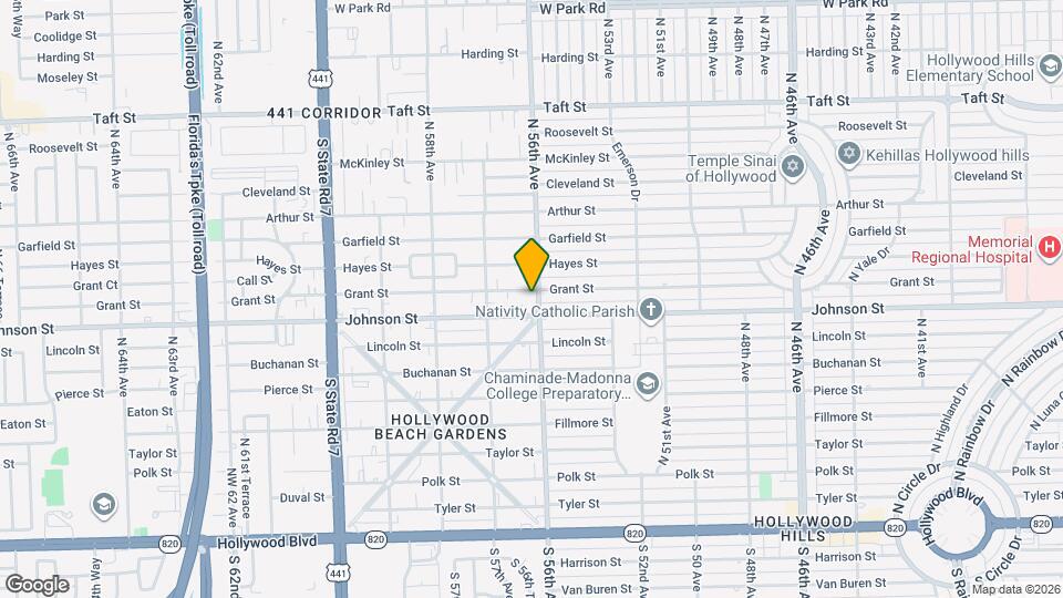 910 N 56th Ave Map and Location Details