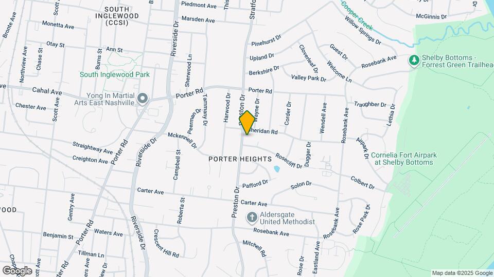 1419 Preston Dr Map and Location Details