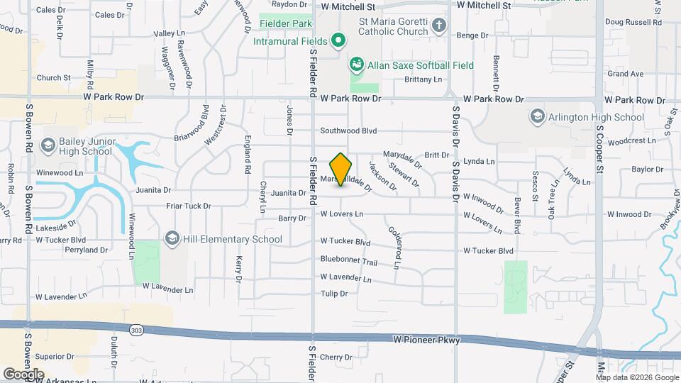 1501 Juanita Dr Map and Location Details