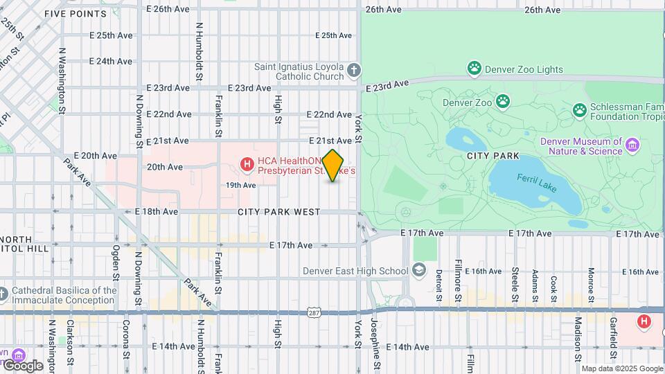 1865 Gaylord St, Unit 4 Bed Map and Location Details