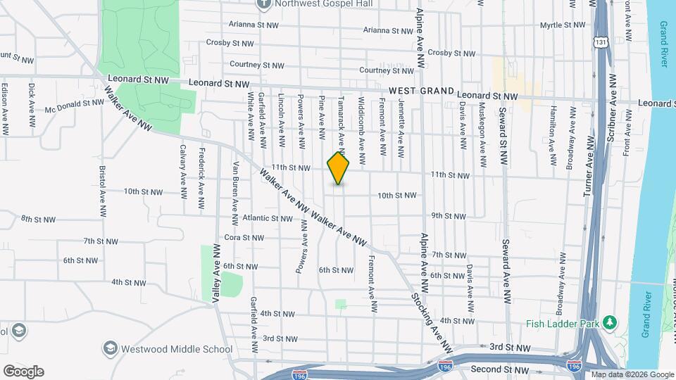 939 Tamarack Ave NW Map and Location Details