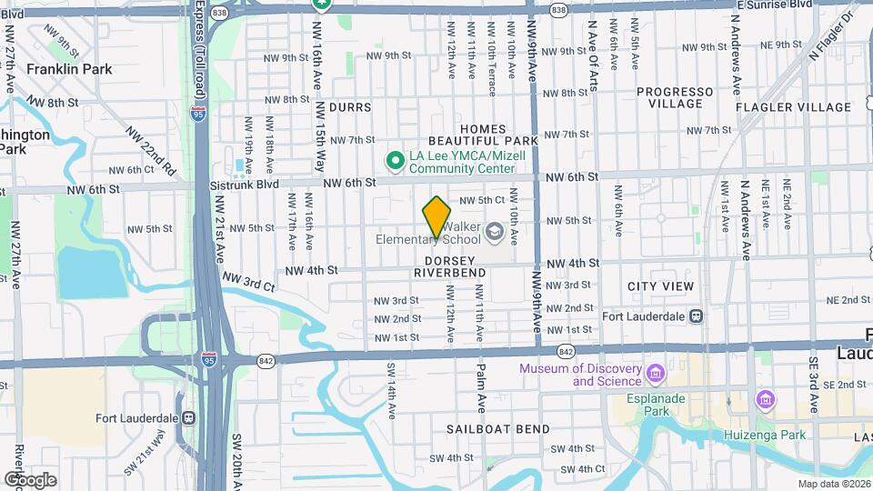 418 NW 13th Ave Map and Location Details