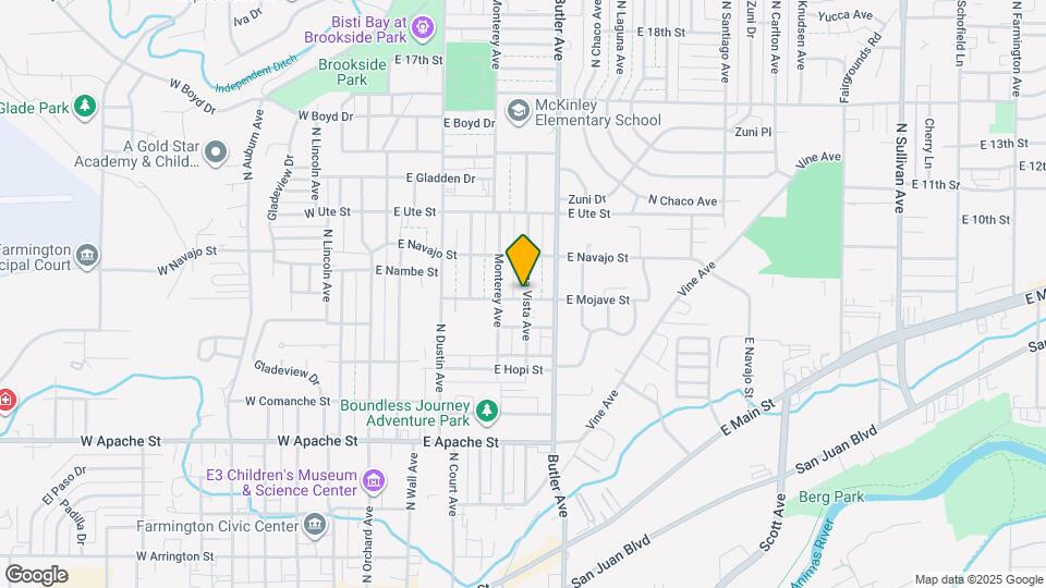 901 N Buena Vis Ave Map and Location Details