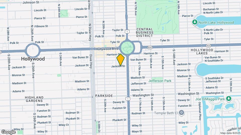 1836 Jackson St Map and Location Details