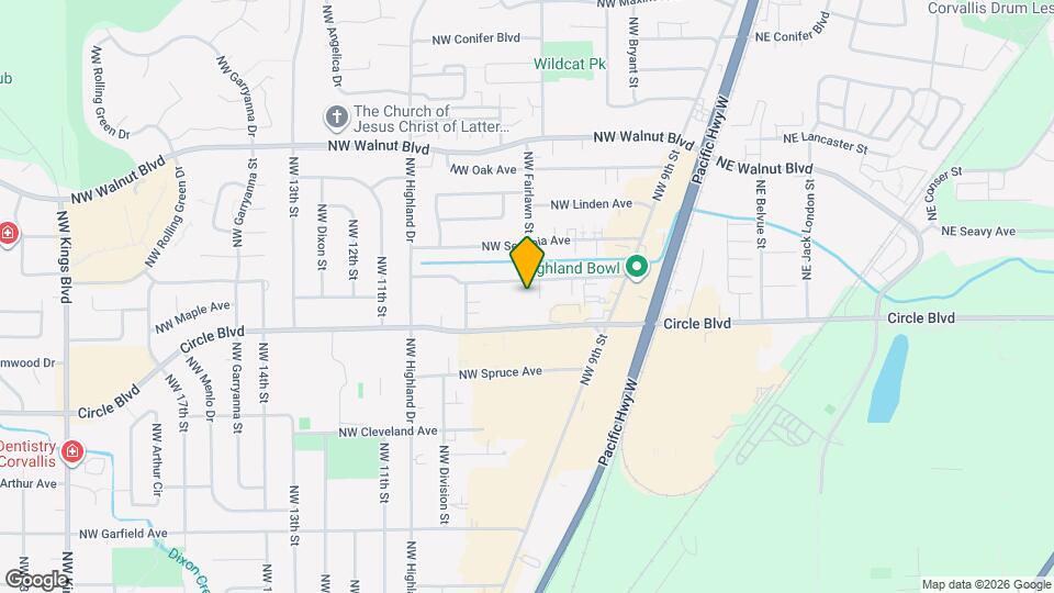 952 NW Sycamore Ave Map and Location Details