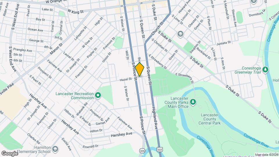 36 Hazel St Map and Location Details