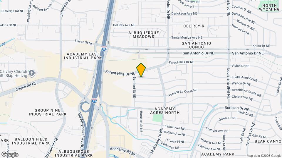 6216 Leslie Pl NE Map and Location Details