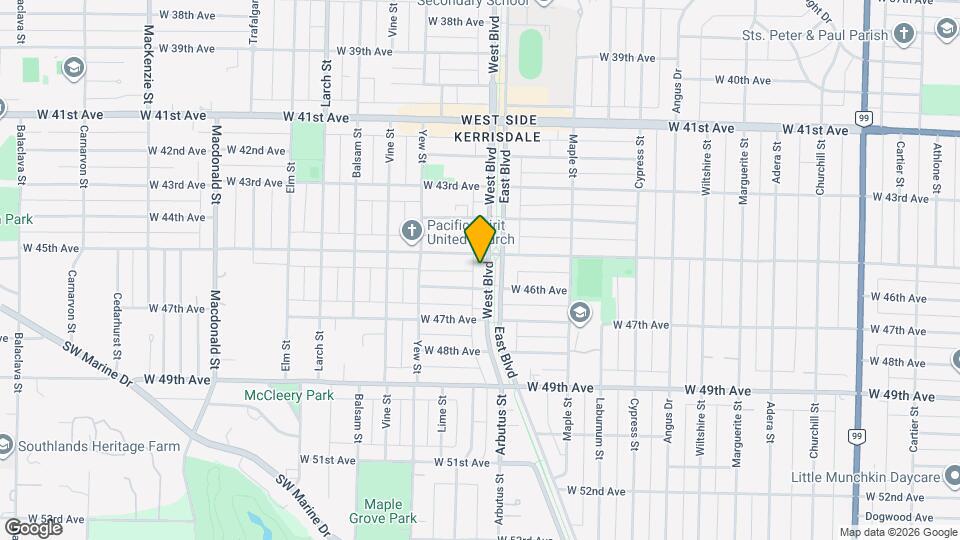 2105 W 46th Ave, Unit 3xx Map and Location Details