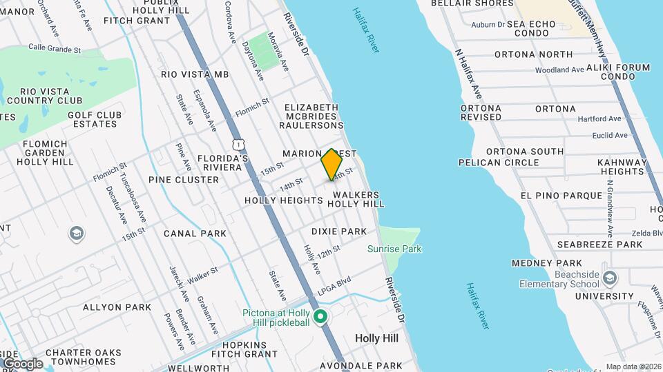 1336 Moravia Ave Map and Location Details