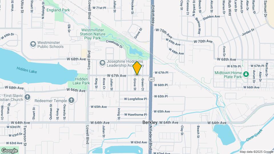 3060 W 67th Ave Map and Location Details