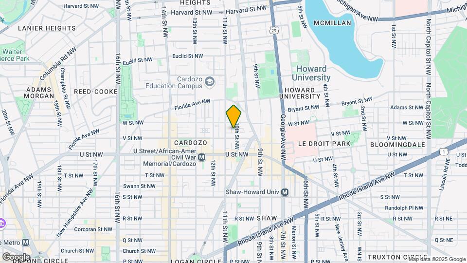 2110 10th St NW Map and Location Details