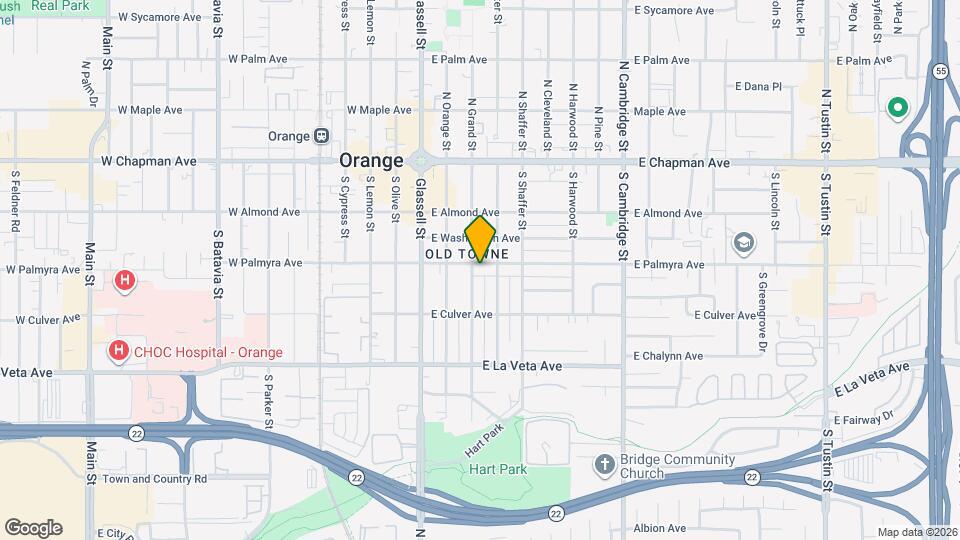 314 E Palmyra Ave Map and Location Details