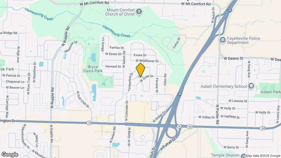 3154 W Anne St Map and Location Details