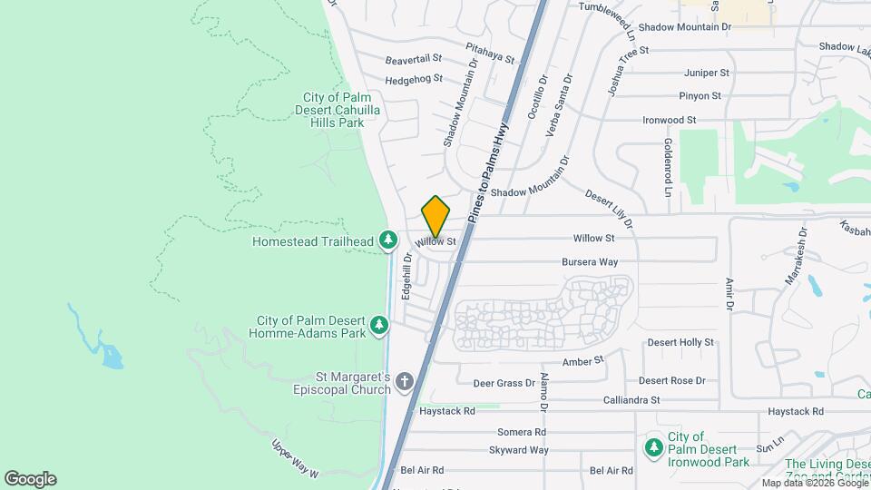 72701 Willow St, Unit 0 Map and Location Details