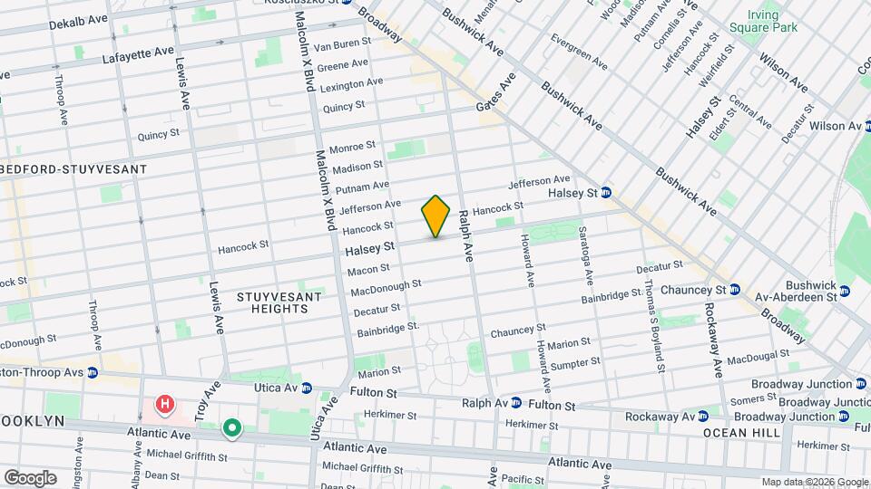 732 Halsey St Map and Location Details