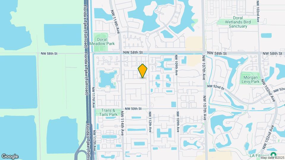 11232 NW 54th Terrace Map and Location Details
