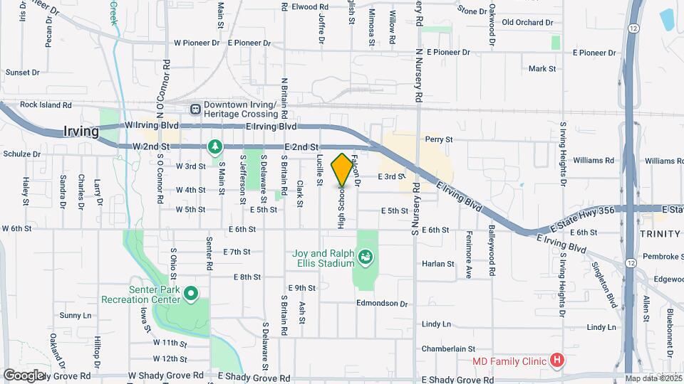5324 High School Ln Map and Location Details