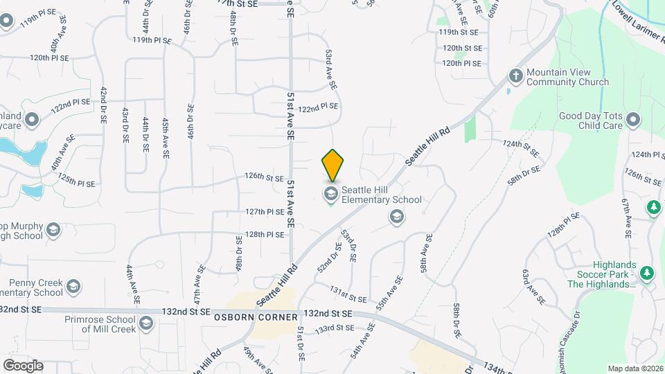 12512 54th Ave SE Map and Location Details