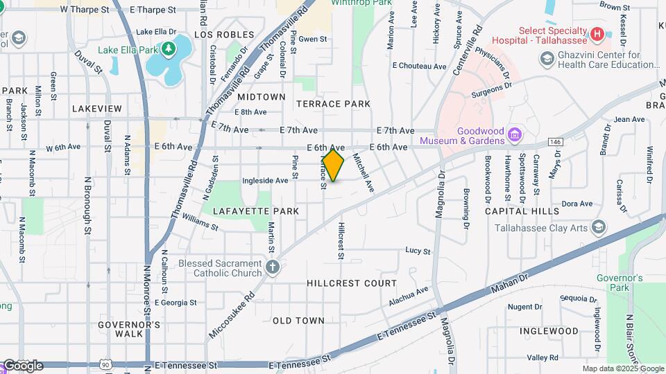 813 Ingleside Ave Map and Location Details