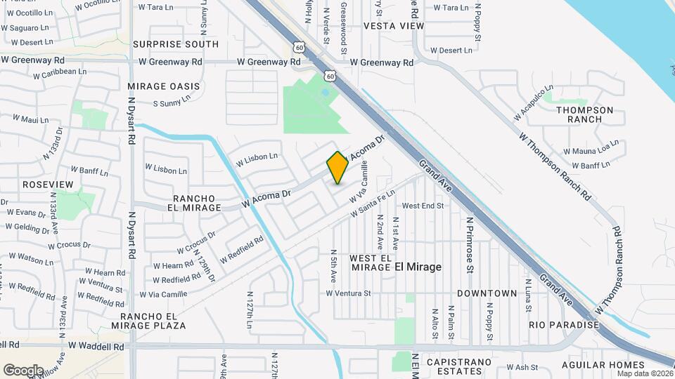 12470 W Redfield Rd Map and Location Details