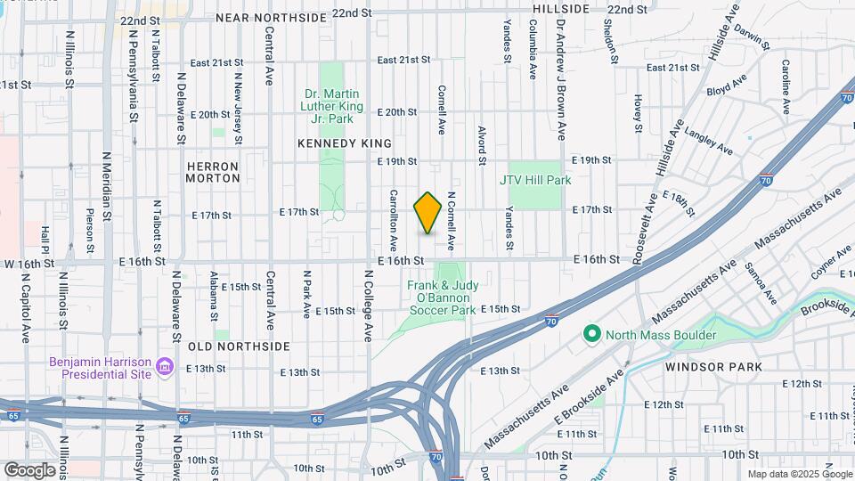 1621 Bellefontaine St Map and Location Details