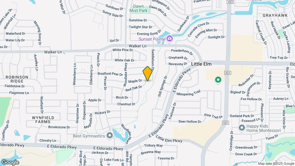 2528 Red Oak Dr Map and Location Details