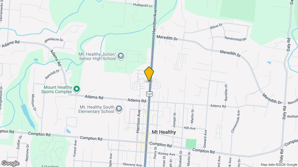 8001 Hamilton Ave Map and Location Details