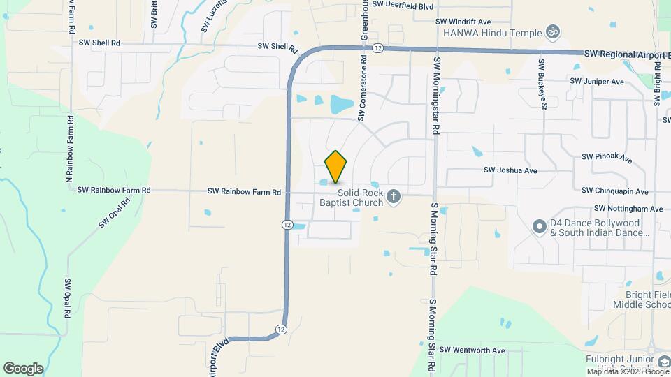3809 SW Mistletoe Ave Map and Location Details